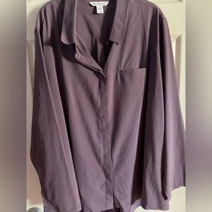 Purple Athleta button shirt
